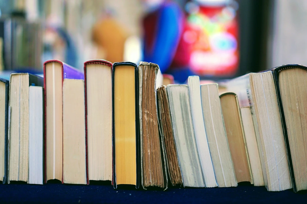 Een verzameling boeken als informatiebronnen.